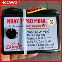 còi nhại 3 pro Nhại còi 3 pro 8 bài, điện auto 12v, 24v, còi hơi, còi điện,Chất lượng cao đích thực