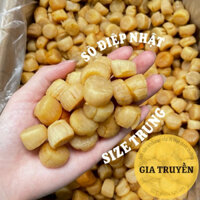 Còi Sò Điệp Nhật Khô Size Trung Hàng Loại 1 | Sò Điệp Nhật Bản Nấu Canh | Hải Sản Sấy Khô | Đóng Gói 100G/250G/500G