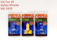Còi thể thao Fox 40 Safety Whistle (Cái)