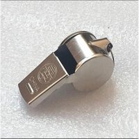 Còi thổi inox thể thao hộp 12 cái, còi thể thao, còi trọng tài, còi báo động
