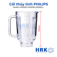 Cối thủy tinh cho máy xay sinh tố Philips HR2095, HR2096,HR3652,HR3653,HR3655,HR3657,HR3658 hàng REP 1:1