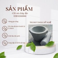 cối và chày đá kích thước 15cm