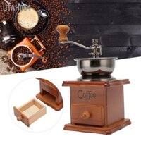 Cối Xay Cà Phê Bằng Gỗ Hạt Quay Tay Cổ Điển Tiện Lợi