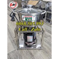 Cối xay chà bông, máy làm giò chả, máy quết nhuyễn thịt làm giò chả loại 1kg khung Inox Công suất 900w nồi 20cm