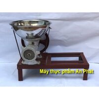 Cối xay sụn, xay ốc bươu vàng, xay cua cá cối gang 22 liền bệ