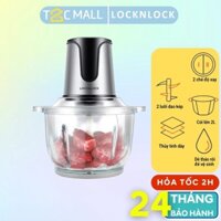 Cối Xay Thịt LocknLock 2L Lưỡi Dao Sắc Kèm 2 Cấp Độ Xay, máy xay thịt Lock&Lock EJM171 – T2Cmall
