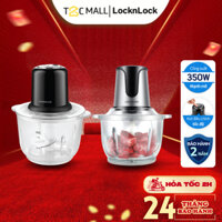 Cối Xay Thịt LocknLock 2L Lưỡi Dao Sắc Kèm 2 Cấp Độ Xay, máy xay thịt Lock&Lock EJM171, EJM116BLK - T2Cmall