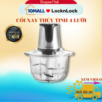 Cối Xay Thịt LocknLock 2L Lưỡi Dao Sắc Kèm 2 Cấp Độ Xay, máy xay thịt Lock&Lock EJM171 10Mall