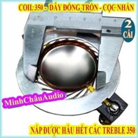 COIL LOA TREBLE 34.4mm CÓ CỌC NHẤN - DÙNG CHO HẤU HẾT TREBLE 350 - GIÁ 2 CHIẾC