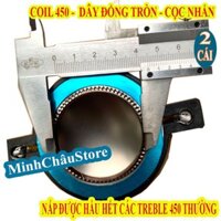 COIL LOA TREBLE 44.4mm CÓ CỌC NHẤN - DÙNG CHO HẤU HẾT TREBLE 450 - GIÁ 2 CHIẾC