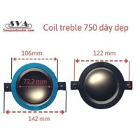 COIL TREBLE 750, côn trép 750 DÂY ĐỒNG, TREBLE PA, DÂY DẸP hàng nhập