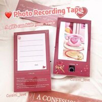 [Coisíní] Ghi Ảnh Băng Giọng Nói Ghi Băng Ghi Băng Ghi Hình Ghi Hình Giọng Nói Âm Nhạc Thiệp Chúc Mừng Ghi Thẻ Quà Tặng Sinh Nhật Cho Người Yêu Quà Tặng Kỷ Niệm Cho Bạn Trai Dành Cho