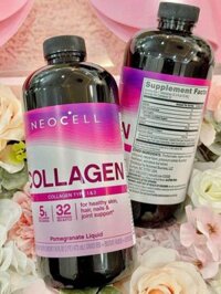 Colagen lựu nước Neocell Collagen +C chiết xuất từ Quả Lựu( làm đẹp da, chống lão hóa) mẩu mới