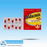 Coldacmin Flu trị cảm cúm, cảm lạnh (10 vỉ x 10 viên)