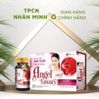Collagen Angel Luxury- Sâm tố nữ, hộp 60 viên, hỗ trợ giảm lão hóa da, giảm nám, tàn nhang, cân bằng nội tiết tố nữ.