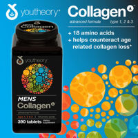 Collagen cho đàn ông youtheory™ Mens Collagen Advanced Formula, 390 viên