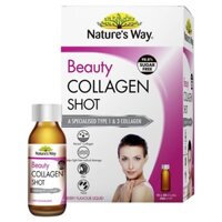 Collagen Dạng Nước Beauty Collagen Shot Nature’s Way 10 ống giúp da săn chắc và chống chảy xệ