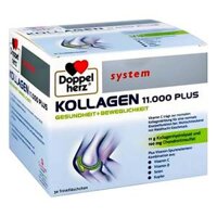 Collagen Dạng Nước Doppelherz Kollagen 11000 Plus, 30 ống x 25ml, Đức
