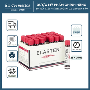 Collagen Elasten cao cấp giảm nếp nhăn triệt để dạng ống 28 x 25ml