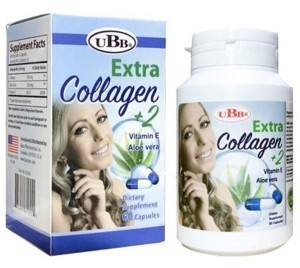 Collagen extra UBB hỗ trợ tăng tính đàn hồi cho da làm giảm nếp nhăn