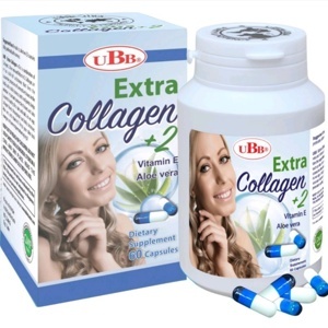 Collagen extra UBB hỗ trợ tăng tính đàn hồi cho da làm giảm nếp nhăn