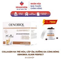 Collagen HA Trẻ Hoá Da, Cấp Ẩm, Dưỡng Da Căng Bóng Oenobiol Elixir Perfect Hộp 30 Gói
