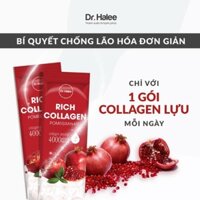 Collagen Lựu Dr.Halee, collagen 4000mg/25ml kết hợp với Yến Sào, saffron, chiết xuất lựu..