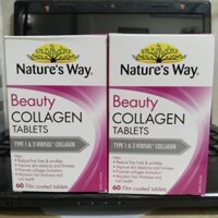 Collagen Nature’s Way Beauty 60 viên giúp trẻ hóa làn da căng