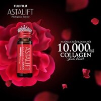 Collagen Nhật Bản dạng Nước Uống Bổ Sung Collagen Astalift Drink Pure Collagen 10000mg (10 Lọ x 30ml)