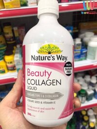 Collagen nước tinh chất hạt nho Nature’s Way Beauty Collagen Liquid 500ml