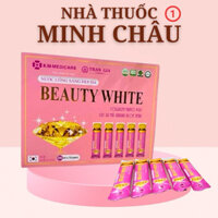 Collagen nước uống trắng da Beauty white Kim ngân, Collagen tươi uống đẹp da,dưỡng trắng, mờ nám sạm,ngừa lão hoá 15 gói