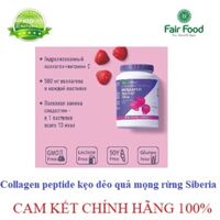 Collagen peptide kẹo dẻo quả mọng rừng Siberia đẹp da, tốt cho xương khớp, nâng nở ngực