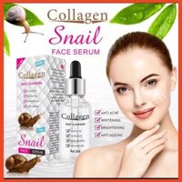 Collagen Serum Mặt Ốc Sên Dưỡng Ẩm Làm Trắng Làm Sáng Dưỡng Ẩm Phục Hồi Săn Chắc Kiểm Soát Dầu Thu Nhỏ Lỗ Chân Lông