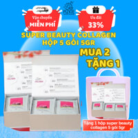 Collagen Super Beauty Collagen PIZKIE Hộp 5 Gói 5gr Trẻ Hóa, Giảm Nếp Nhăn, Làm Sáng Da, Chống Nắng
