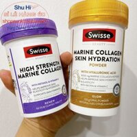 Collagen thủy phân cao cấp hàm lượng cao dạng bột, dạng viên Swisse Beauty Marine Collagen