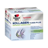 Collagen Thủy Phân Doppelherz Kollagen 11.000 Plus, hộp 30 ống x 25 ml