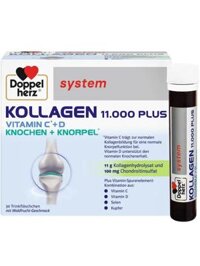 Collagen Thủy Phân Doppelherz Kollagen 11.000 Plus, 30 x 25 ml