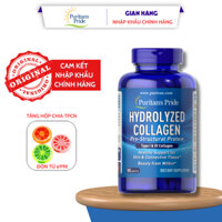 Collagen thủy phân giúp trắng da, mờ nám Collagen Puritan's Pride Hydrolyzed Collagen 1000mg 180 viên