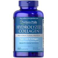 Collagen thủy phân giúp trắng da căng mịn, mờ nám Hydrolyzed Collagen Puritan's Pride 180 viên