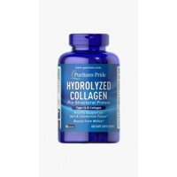 Collagen thủy phân giúp trắng da căng mịn, mờ nám Hydrolyzed Collagen Puritan's Pride 180 viên