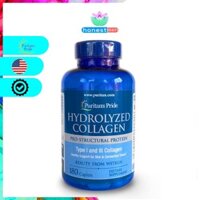 Collagen thủy phân Puritan's pride hydrolyzed collagen 1000mg 180 viên