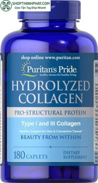 Collagen thủy phân Puritan’s pride hydrolyzed collagen 1000mg