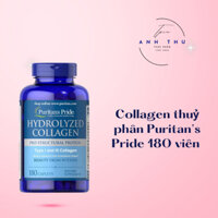 Collagen thủy phân trắng da, mờ nám Hydrolyzed 1000mg Puritan's Pride 180 viên Mỹ
