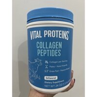 Collagen Thủy Phân Vital Proteins Collagen Peptides Unflavored 680g
