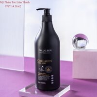 Collagen tươi hồi sinh tóc nát calou.ber spa hair Repair Treatment Keratin & Collagen Cool Silky 800ml(NEW-2023)