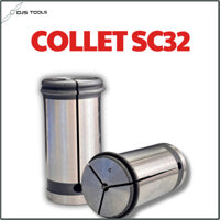 Collet Thẳng C32, Collet trụ SC32 Cho Máy Tiện CNC, Máy Khắc, Máy phay hàng chính hãng