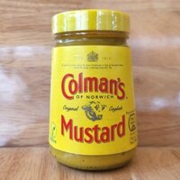 COLMAN’S [Lọ 170g] SỐT MÙ TẠT ANH NGUYÊN BẢN Vegan Original Mustard