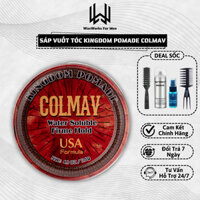 COLMAV Kingdom Clay/Pomade Red 116G Chính Hãng - Sáp Vuốt Tóc Nam Hương Nước Hoa, Giữ Nếp Cả Ngày