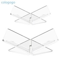 Colo Giá đỡ sách Acrylic trong suốt để trưng bày Sách nấu ăn Công thức Giá sách mở