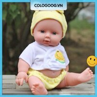 [Cologoog.vn] Búp bê thực tế Búp bê sơ sinh bằng silicon mềm như thật dành cho bé gái Quà tặng